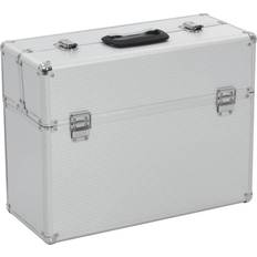 Borse per attrezzi vidaXL Tool Case 47x36x20 cm Silver Aluminium