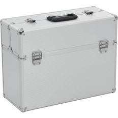 VidaXL Værktøjstasker vidaXL Værktøjskasse 47 x 36 x 20 cm sølvfarvet aluminium