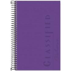 Oxford Notepads Oxford Poly 1-Subject Notebook, 5 1/2" x 8 1/2" Narrow Ruled, 100 Sheets, Orchid (99712) Purple