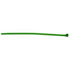 Green Electrical Cables Connect Hellermann Cable Ties Green 200mm x 4.6mm Pk 100 30298