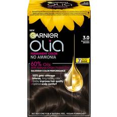 Olia brown Garnier Olia Permanent Hair Color #3.0 Soft Black