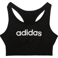 Genbrugsmaterialer Toppe Børnetøj adidas Girls Linear Sports Bra Black/White