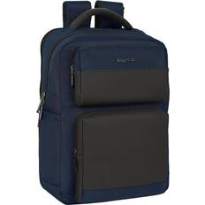 Safta Mochila 2 Bolsillos Portatil 15,6'' usb Business Dark Blue 31x44x13cm