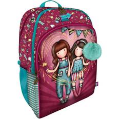 Safta Santoro, Rucksack, Londoner Schulrucksack Gorjuss Messegelände Feuerwerk, Mehrfarbig