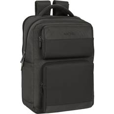 Safta Mochila 2 Bolsillos Portatil 15,6'' usb Business Grey 31x44x13cm