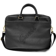 Guess Brun Tasker Guess Saffiano Vintage Scrip Computer Bag