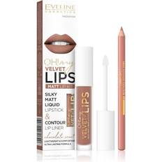 Eveline Cosmetics Oh My Lips Liquid Matt Lip Kit 14 Choco Truffle 4,5 ml 1 stk