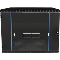 BKT Elektronik BKT ELEKTRONIK Vægrack 600x500x465 9U glasdør sort