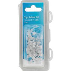 E:zo Elkabler E:zo kabelclips 25 stk. På lager i butik