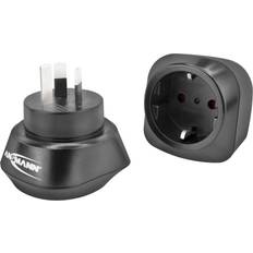 Rejseadapter australien Ansmann Travel Plug EU to AU