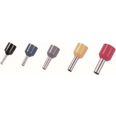 Intercable Elartikler Intercable 100 styk Intercable twin-wire endemuffe 2x1,5qmm sort ICIAE1512Z 558853 (180760)