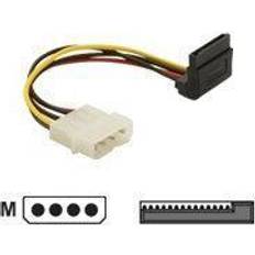 Intern strømkabel DeLock strømkabel SATA strøm til 4-PIN intern strøm 16 cm