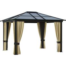 Polyester Pavilions & Accessories OutSunny Hardtop Gazebo Canopy