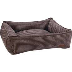 Designed by Lotte Dog Basket Ribbed Brown