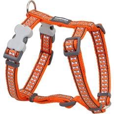 Red Dingo Harness Bone Reflective