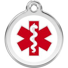 Red Dingo Medical Alert Personalized Dog & Cat ID Tag, Large