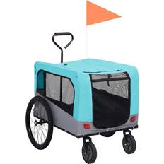 vidaXL 2-in-1 Pet Bike Trailer & Jogging Stroller