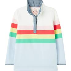 Stripes Sweatshirts Children's Clothing Joules Saunton Popper Neck Sweatshirt