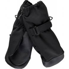 18-24M Votter Mikk-Line Softshell Mittens w. Zip - Black (93015)