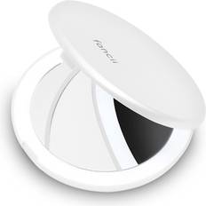 Fancii Mini Lumi LED Compact Mirror (White) white