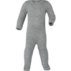 9-12M Jumpsuits Engel Wool Jumpsuit - Light Gray Melange (709160-091)