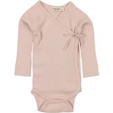 Svarte Bodyer MarMar Copenhagen Modal Body Mini LS Rose 9m/74