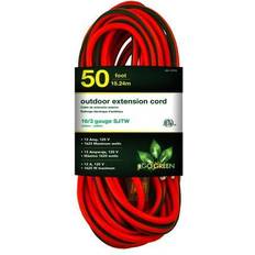 GoGreen Power, GG-13750, 50 Ft Extension Cord Orange/Green