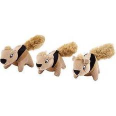 Outward Hound Jouets pour chiens Animaux de compagnie Outward Hound Squeakin Squirrels Plush