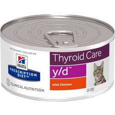Hills våtfoder katt Hills Prescription Diet y/d Thyroid Care Våtfoder 24 st x 156 g