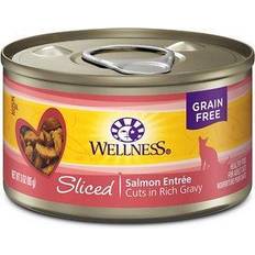 Wellness Natural Canned Grain Free Cat Salmon Entree, 3 X