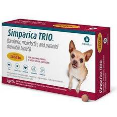 Pets Simparica Trio Simparica Trio Chewable Dogs 2.8-5.5 lb, 6 treatments