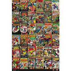 Bois Affiches Marvel Poster, Affisch Classic Cover, (61 x 91.5 cm) Affiche