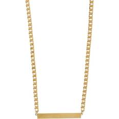Orelia Flat Curb Bar Necklace, Halskæder