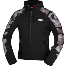 iXS Moto Camo Motorcycle Textile Jacket, black-multicolored