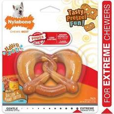 Nylabone Power Chew Pretzel Bacon Peanut Butter Flavor