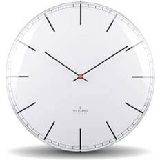 Huygens dome35 Index Vit Wall Clock