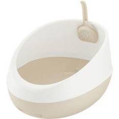 Richell Paw Trax Rimmed Cat Litter Pan