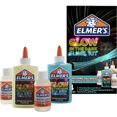 Rotring Elmer'sï¿½ Slime Kit, Glow In The Dark Blue/Natural