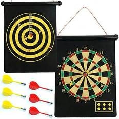 Darts Trademark Games Magnetic Roll-up Dart Board & Bullseye Game with Darts