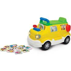 Animals Ride-On Cars Brilliant Beginnings Ride 'Em Tiger Safari Foot to Floor Ride-On Activity Bus