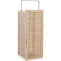 Linternas Dkd Home Decor Rattan (20 x 20 x 60 cm) Lantern