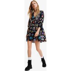 Desigual Kvinnors Vest Stämpel - Svart