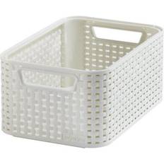 Curver Förvaringsbox Style rottinglook créme 7 l Basket