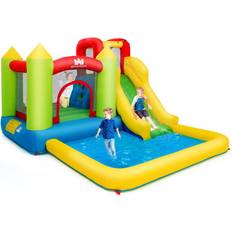 Outdoor Toys Costway Inflatable Bounce House Water Slide Jump Bouncer