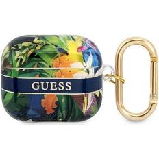 Guess Cover Per Airpods 3 Flowers Con Anello Multicolore