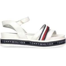 Tommy Hilfiger Tossut ja Sandaalit Tommy Hilfiger Branded Strappy Sandals - White