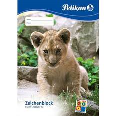 Pelikan Zeichenblock A3 mit 20 Blatt