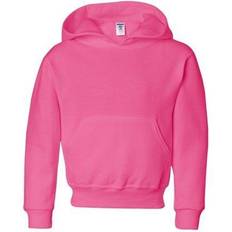 Girls - Purple Hoodies Jerzees NuBlend Hooded Pullover Sweatshirt