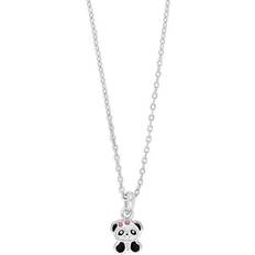 Panda smycken Nordahl Jewellery Panda Children's Necklace - Silver/Multicolour