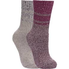 Vaatteet Trespass Womens/Ladies Hadley Hiking Boot Socks (2 Pairs) 6-9